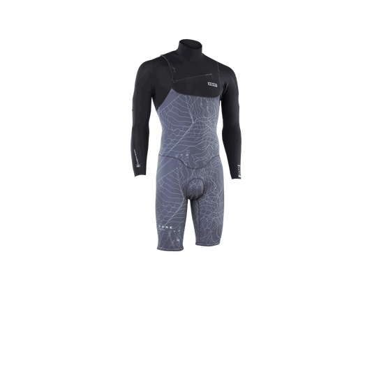 ION Men Wetsuit Seek Core 3/2 Shorty Longsleeve Front Zip 2024